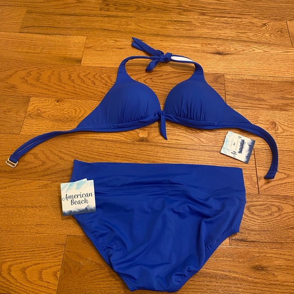 New Maurices American Beach bikini top and bottom size L - Picture 7 of 9